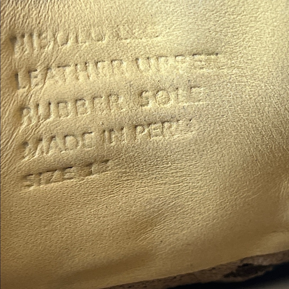 Nisolo Tan Leather Huaraches, size 11, made in Peru - Picture 8 of 8